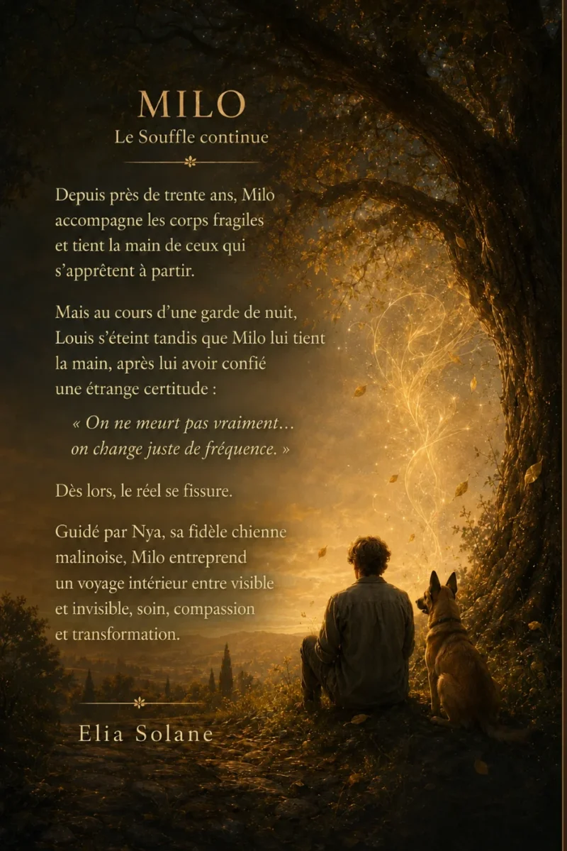 Quatrième de couverture de &laquo;&nbsp;MILO — Le Souffle continue&nbsp;&raquo;