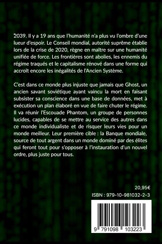 Quatrième de couverture de &laquo;&nbsp;Phase 1&nbsp;&raquo;