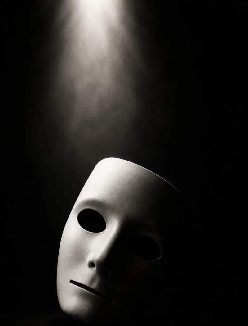 Quatrième de couverture de &laquo;&nbsp;Les se7t masques&nbsp;&raquo;