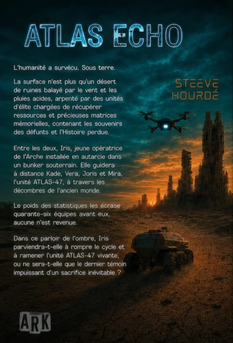 Quatrième de couverture de &laquo;&nbsp;ATLAS ECHO&nbsp;&raquo;