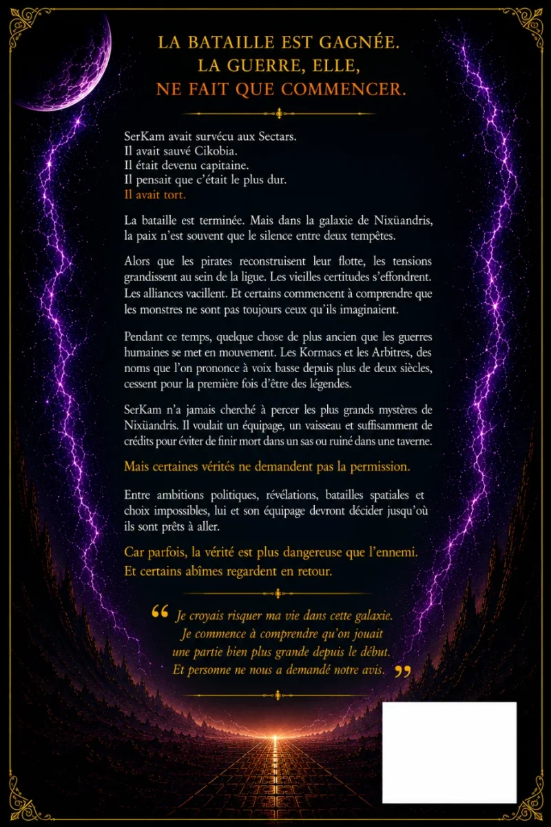 Quatrième de couverture de &laquo;&nbsp;D'une galaxie à une autre&nbsp;&raquo;