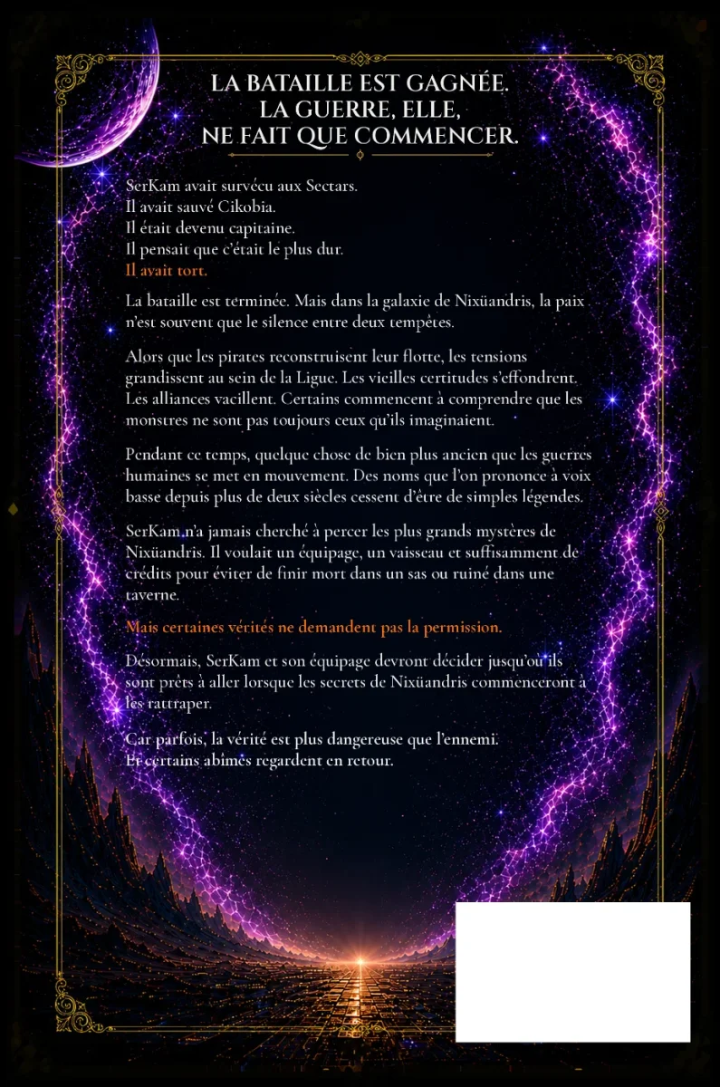 Quatrième de couverture de &laquo;&nbsp;D'une galaxie à une autre&nbsp;&raquo;