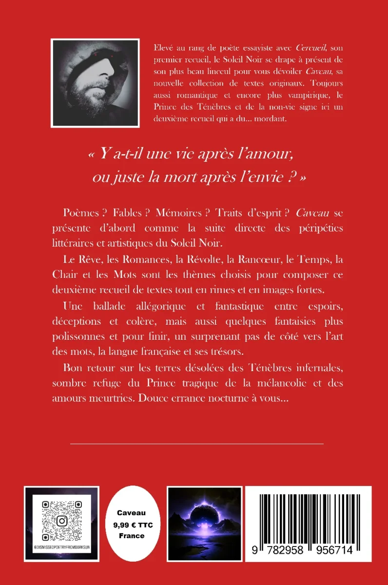 Quatrième de couverture de &laquo;&nbsp;Caveau&nbsp;&raquo;
