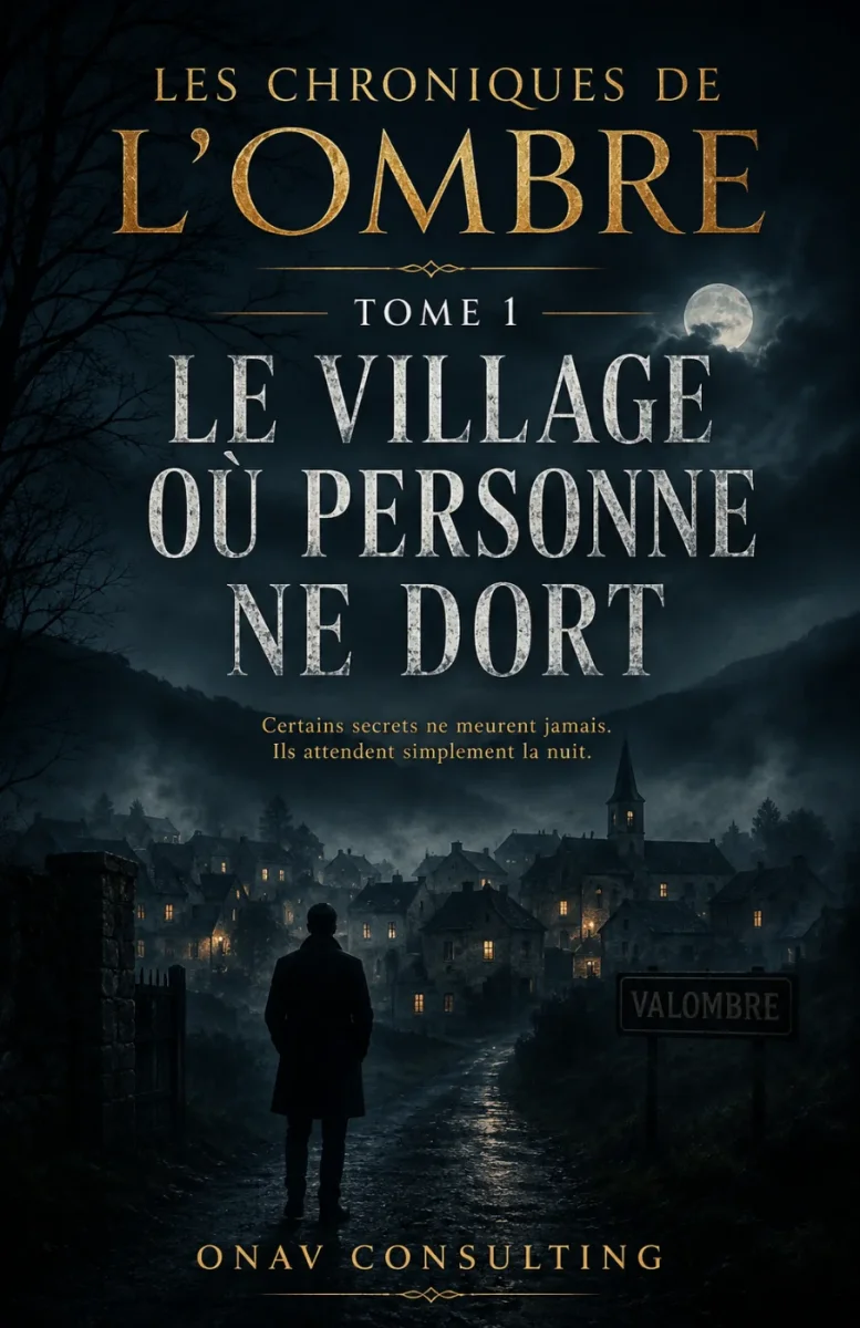 Couverture de &laquo;&nbsp;LE VILLAGE OÙ PERSONNE NE DORT&nbsp;&raquo; par Vincent ONANA